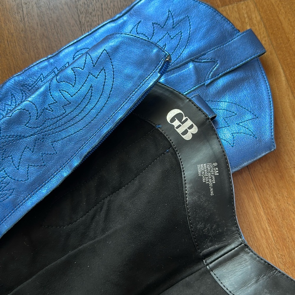 Genuine leather Metallic Blue
western cowboy boots size 9.5
New without tags - Picture 6 of 16